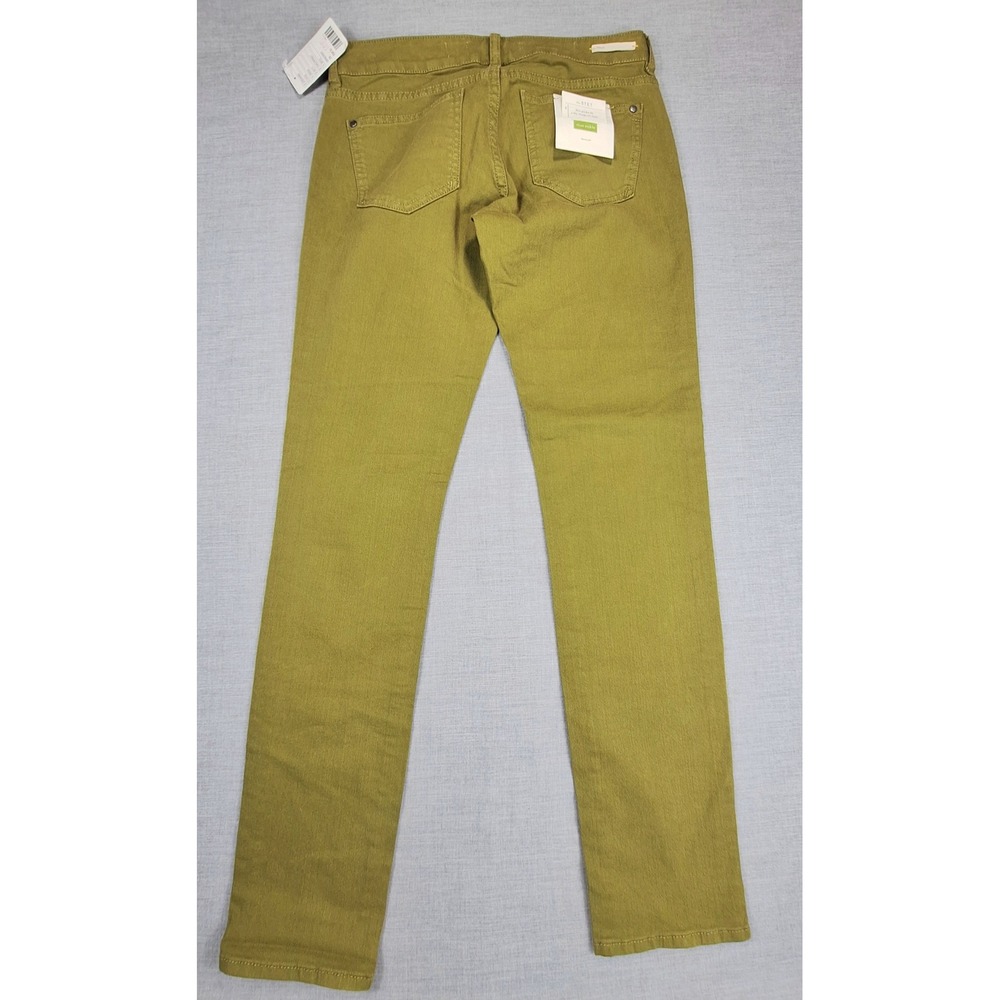 Pilcro and the Letterpress Stet Slim Ankle Pants Moss Green Size 28 NWT